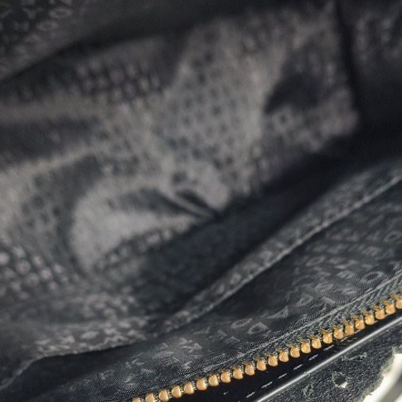 Kate Spade Fordham Court Marielle black leather satchel with lace cutout trim - Picture 14 of 16